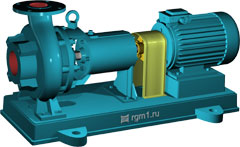 Type K centrifugal cantilever pumps and pumping units
